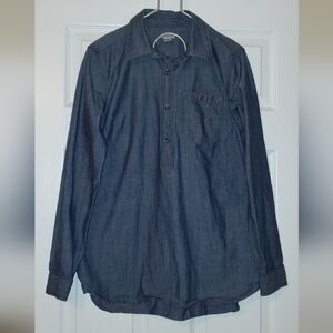 CARHARTT Women's Rugged Flex Relaxed Fit Chambray Long-Sleeve Tunic Sz. S (4/6)